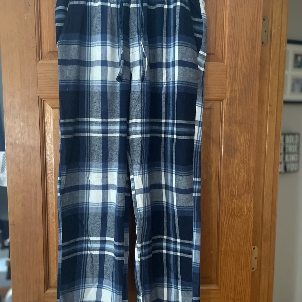 Old Navy Blue Plaid Men's Pants
